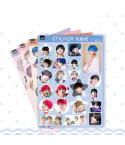 BTS Sticker Pack Removable Adhesive — Gold Retro Ver.