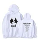 هودي أوفرسايز Exo — إصدار "Signature" — Exo Black Hoodie