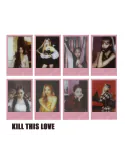 Black Pink Photocard Set BLACKPINK KILL THIS LOVE PINK VER Concert Mood — Beige Classic Ver.