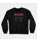 Black Pink Oversized Sweatshirt Signature — Green Exclusive Ver.