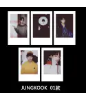 BTS Photocard Set JUNGKOOK Display Ready — Silver Premium Ver.