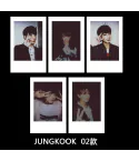 BTS Photocard Set JUNGKOOK Display Ready — Gold Edition