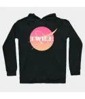 Twice Oversized Hoodie Signature — Pink Casual Ver.