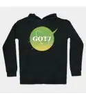 هودي سحاب Got7 — إصدار "GOT7" — Got7 Black Hoodie