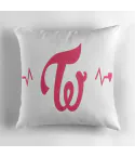 Twice Throw Pillow — Purple Edition