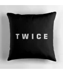 Twice Throw Pillow — Red Retro Ver.