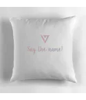Seventeen Throw Pillow — Pink Collectible Ver.