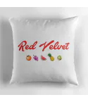 Red Velvet Throw Pillow Signature (Velvet) — Purple Stylish Ver.