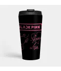 Black Pink Insulated Tumbler Pastel — White Stylish Ver.