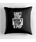 Kpop Throw Pillow Signature — Purple Edition