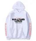 هودي سحاب Black Pink — إصدار "Signature" — Black Pink Black Hoodie