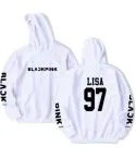 هودي بولوفر Black Pink — إصدار "LISA" — Black Pink Black Hoodie