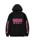 هودي أوفرسايز Black Pink — إصدار "Signature" — Black Pink Black Hoodie