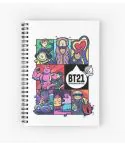 Bt21 Notepad — Silver Retro Ver.
