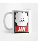 Bt21 Travel Mug JIN — Red Exclusive Ver.