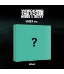 xikers HIKER Ver. contents: photobook, envelope, folded poster, sticker, disc pack, photocards, and magnet