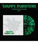 محتويات ألبوم SEVENTEEN HAPPY BURSTDAY إصدار Black Splatter & Evergreen LP: فينيل، كتيب، بطاقات صور، وملصق كلمات