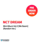 Official Album NCT DREAM Mini Album Vol3 We Boom النسخة العشوائية