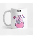 كوب سفر Bt21 — إصدار "COOKY & VAN" — Bt21 Black Edition