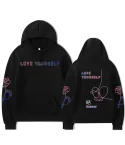 هودي سحاب Bts — إصدار "BTS" — Bts Black Hoodie