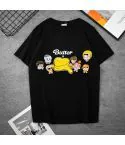 تيشيرت Bts — إصدار "BTS" — Bts Oversized Ver.