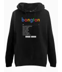 هودي بولوفر Bts — إصدار "BTS" — Bts Black Hoodie