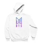 هودي بولوفر Bts — إصدار "BTS" — Bts Black Hoodie