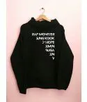 هودي سحاب Bts — إصدار "BTS" — Bts Black Hoodie