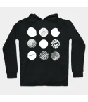 هودي أوفرسايز Bts — إصدار "BTS" — Bts Black Hoodie