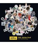ستيكرات EXO — إصدار "EXO - 65" — لزجاجات الماء — EXO Limited Edition