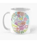 كوب معزول Apink — إصدار "Floral Artwork" — Apink Black Edition