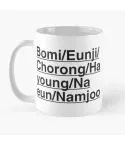 Apink Travel Mug Members Name — Navy Deluxe Ver.