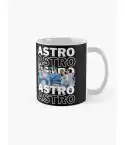 كوب سفر Astro — إصدار "Neon Script" — Astro Black Edition