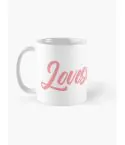 Black Pink K pop Mug Lovesick Cursive Artwork — Red Casual Ver.