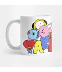 كوب سفر Bt21 — إصدار "BT21 ARMY" — Bt21 Black Edition
