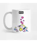 مج كيبوب Bt21 — إصدار "Photo Print" — Bt21 Black Edition