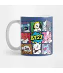 مج كيبوب Bt21 — إصدار "Classic Emblem" — Bt21 Black Edition