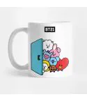 Bt21 Insulated Cup Photo Print — White Classic Ver.
