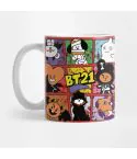 Bt21 K pop Mug Signature Logo — Green Casual Ver.