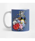 Bt21 Insulated Cup Neon Script — Blue Collectible Ver.