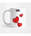 مج كيبوب Bt21 — إصدار "Gradient" — Bt21 Black Edition