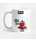 كوب معزول Bt21 — إصدار "BT21 TATA" — Bt21 Black Edition