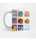 كوب حراري Bt21 — إصدار "All Characters" — Bt21 Limited Edition
