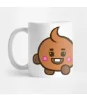 كوب سفر Bt21 — إصدار "Street Style" — Bt21 Black Edition