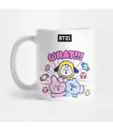كوب سفر Bt21 — إصدار "WHAT" — Bt21 Black Edition