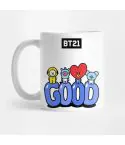 مج كيبوب Bt21 — إصدار "GOOD" — Bt21 Black Edition
