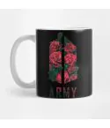 Bts Tumbler Floral Artwork — Beige Retro Ver.