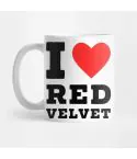 كوب معزول Red Velvet — إصدار "Minimal Logo" — Red Velvet Black Edition