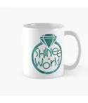 Shinee Travel Mug Neon Script — Silver Exclusive Ver.