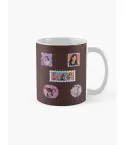 Stayc Insulated Cup All Members Names — Navy Retro Ver.
